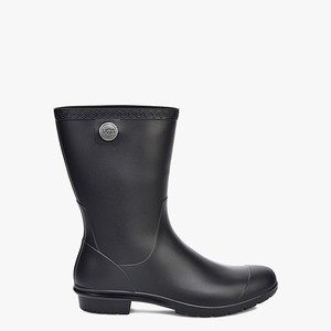 Ugg Sienna Matte Rain Women All-Weather Boots Black (3568UJNVS)